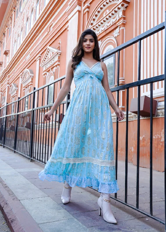 Lowest Prices Guaranteed!Petunia Dress Blue
