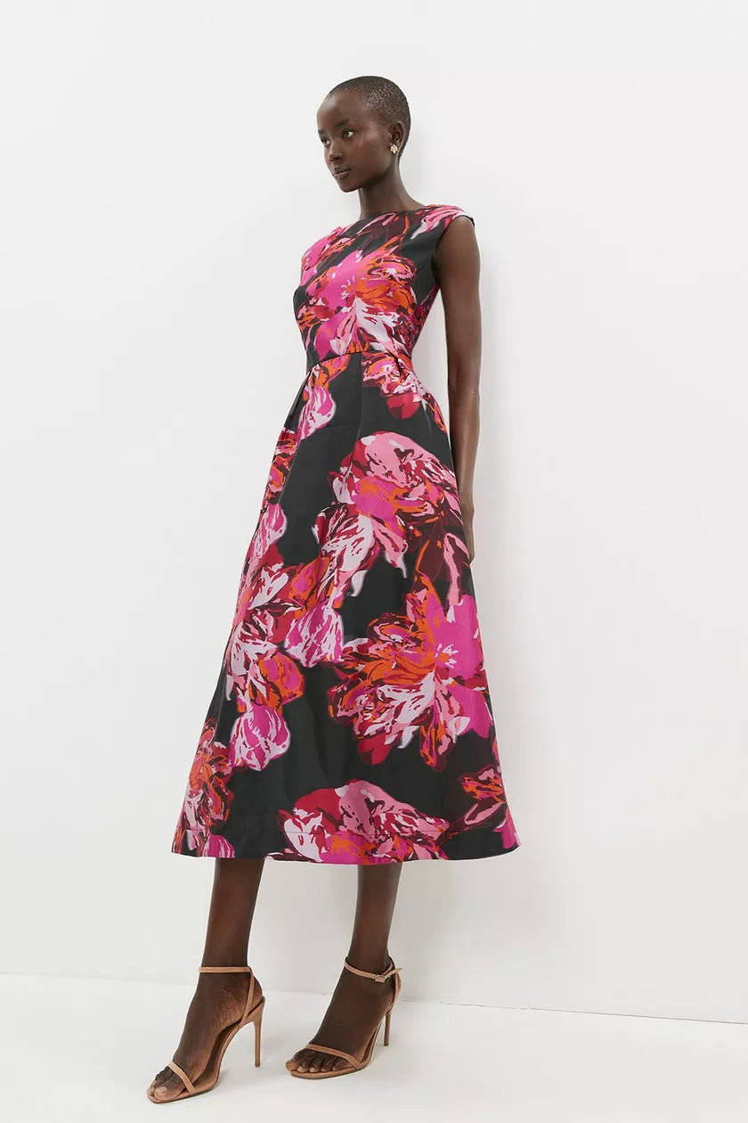 Shop Now and Save!Premium Jacquard Maxi Dress