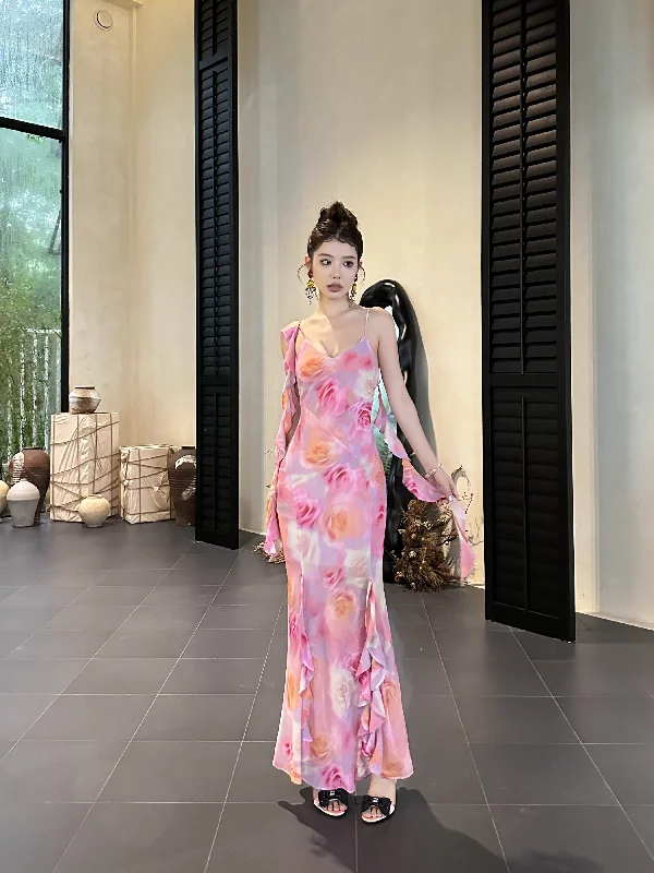 Special Discounts Inside!Rosie Chiffon Ruffle Dress