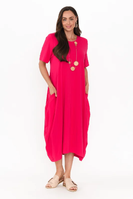 Your Chance to Save is Now!Samiya Raspberry Bamboo Dress