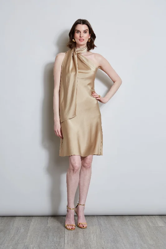 Shop Today, Save Tomorrow!Satin Scarf Dress
