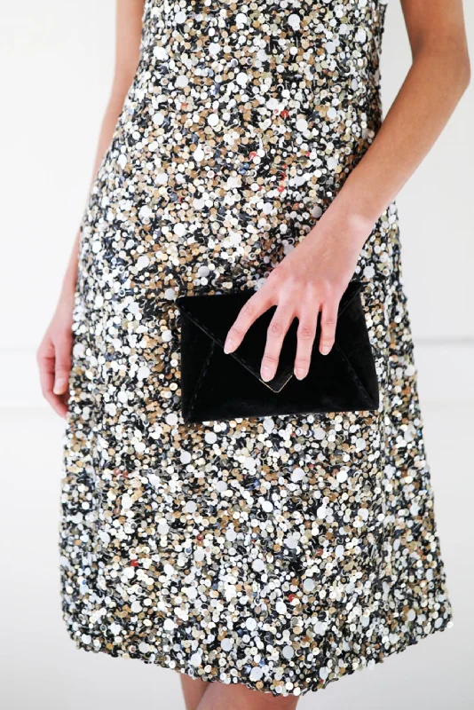 Seasonal Sale – Shop Now!Sequin Column Dress