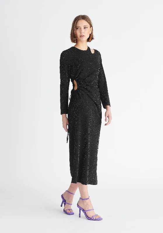Limited-Time Price Drop!Sparkly Cut Out Dress
