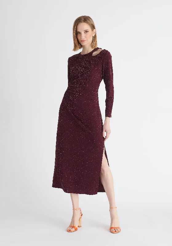 Save Like Never Before!Sparkly Cut Out Dress