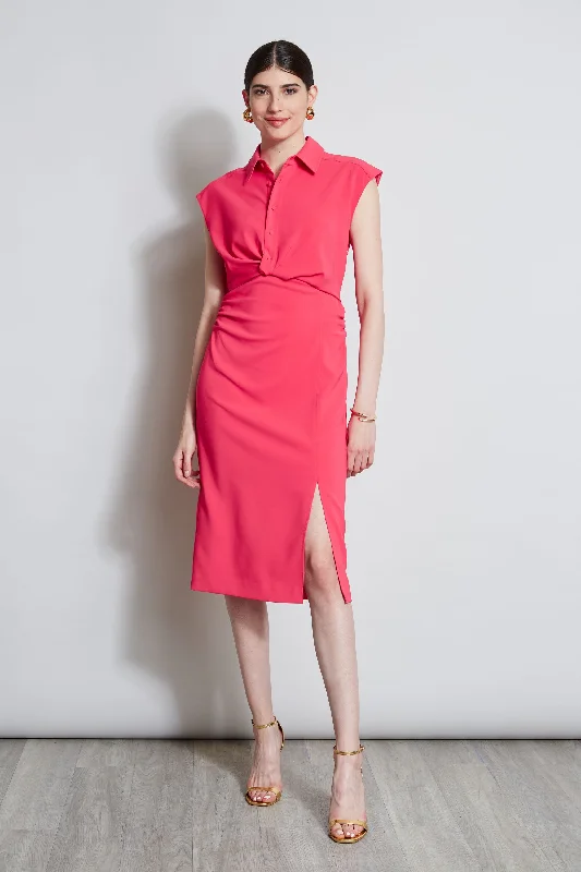 Only a Few Left – Order Now!Twist Button Dress