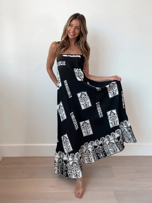 Hot Deals You Can’t Resist!Verenice Dress - Black Print