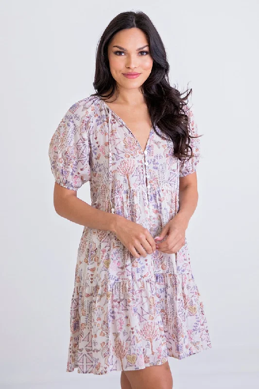 The Sale You’ve Been Waiting For!Vintage Bird Tier Vneck Dress