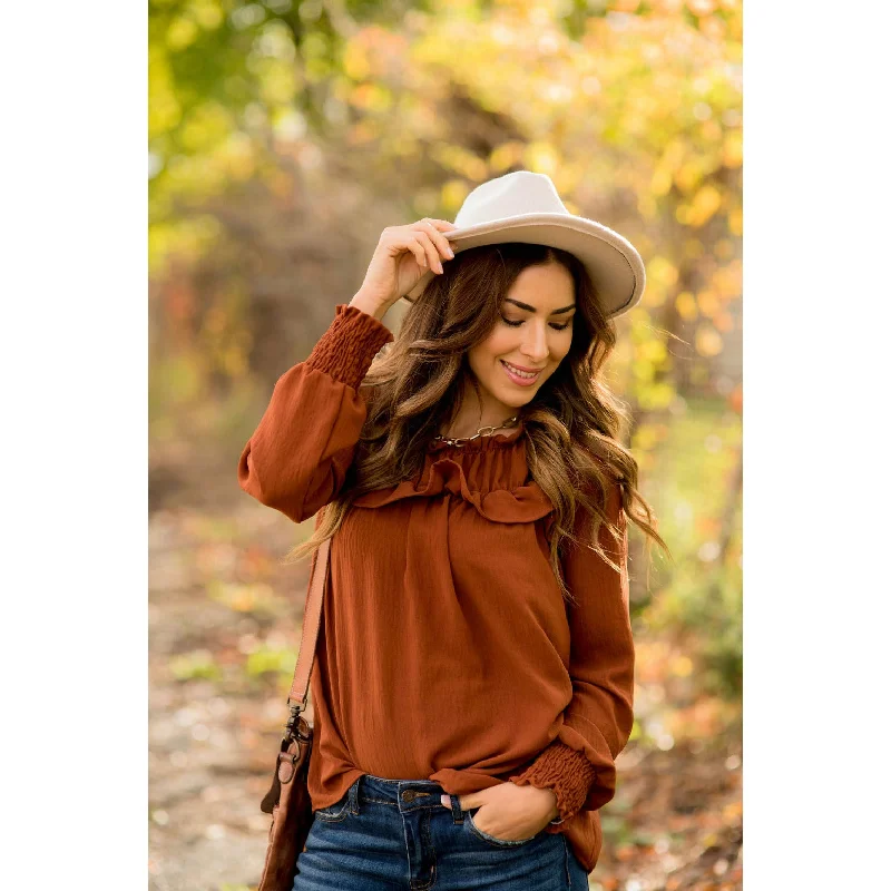 Special Offer – Act Fast!Elegant Ruched Bibbed Blouse