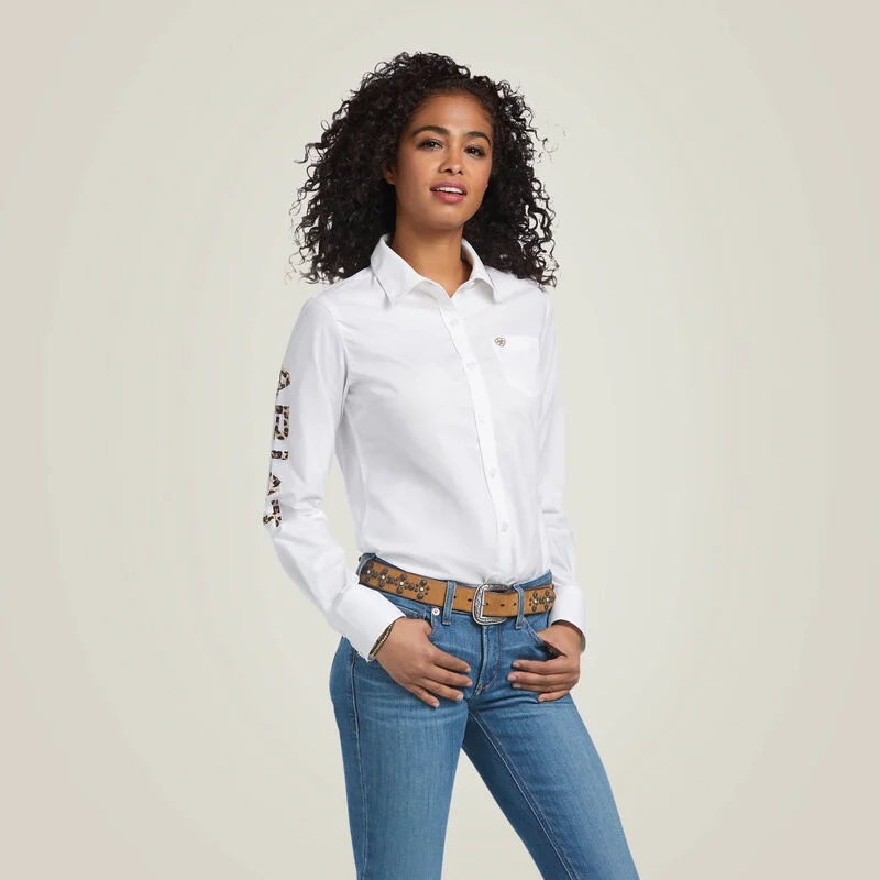Save More When You Shop More!Wrinkle Resist Woman's Team Kirby Stretch Shirt | 10039457