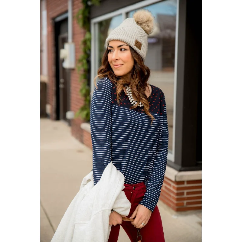 The Sale You’ve Been Waiting For!Cheetah Top Striped Long Sleeve