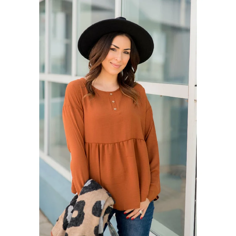 Hurry, Sale Ends Soon!Front Swoop Blouse