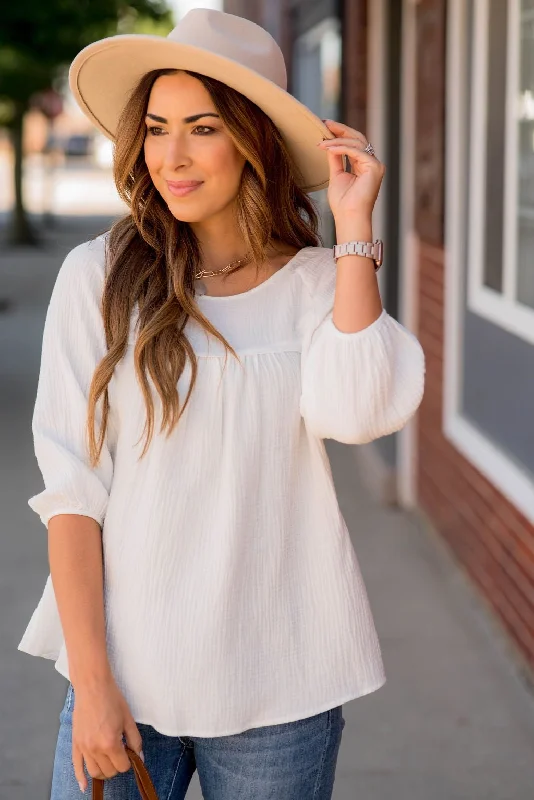 Massive Price Cuts!Gauze Blouse