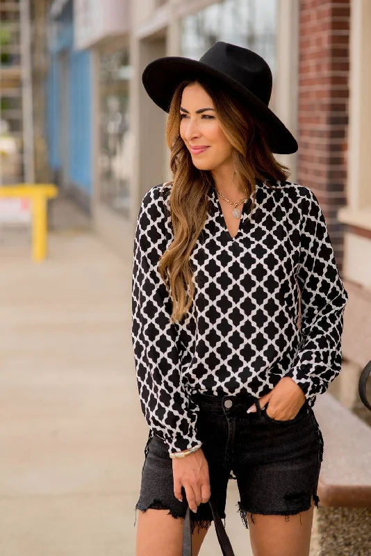Snag the Best Prices Now!Geo Blouse