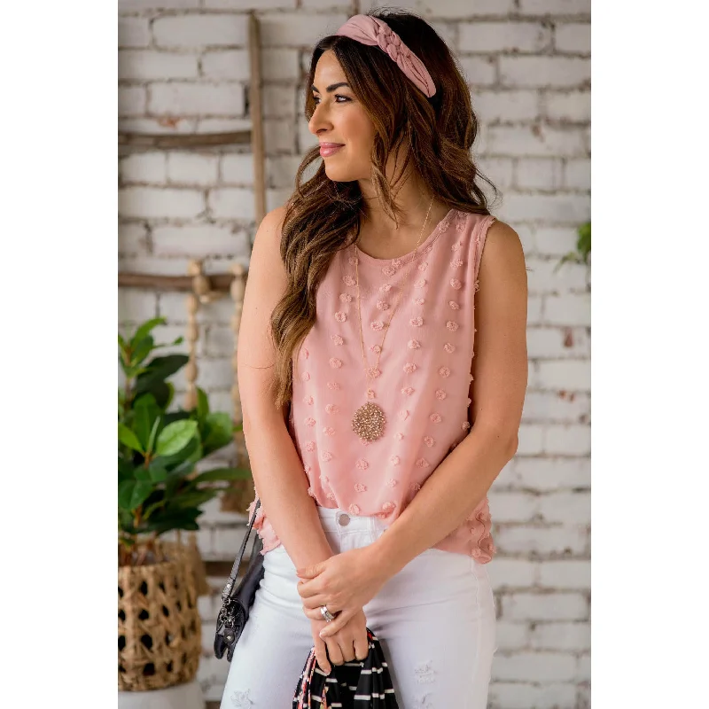 Shop Before It’s Gone!Textured Dot Tank